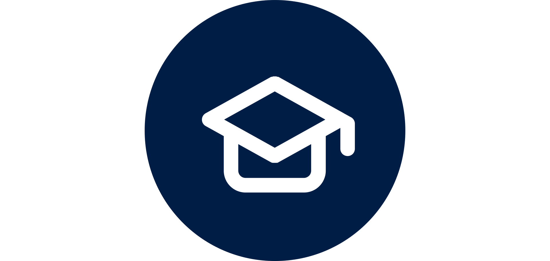 Icono de gorro de graduación